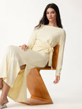 Boatneck Skirt Set