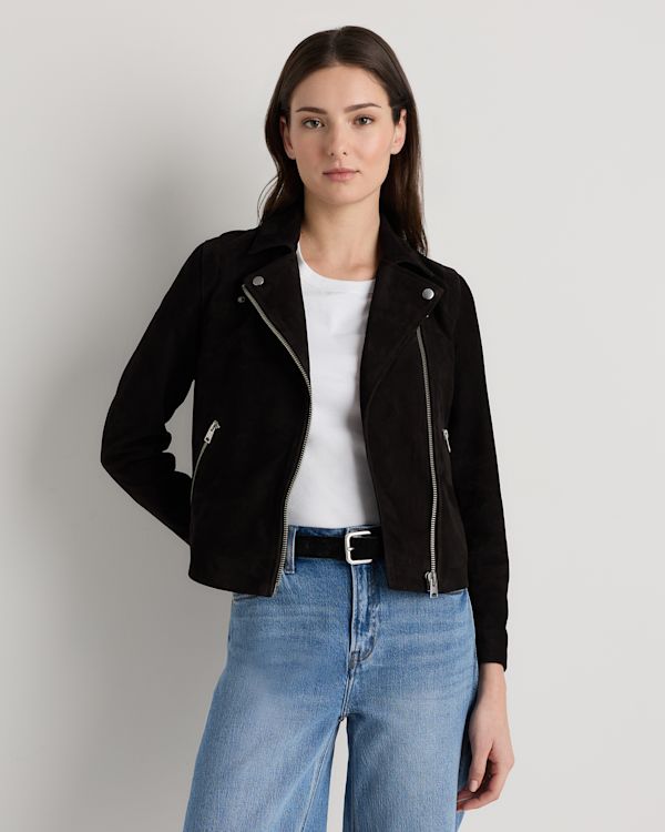 Cropped Biker Jacket