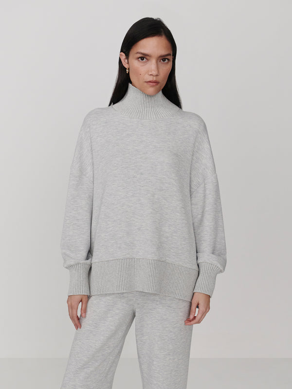 High-Neck Sweatshirt