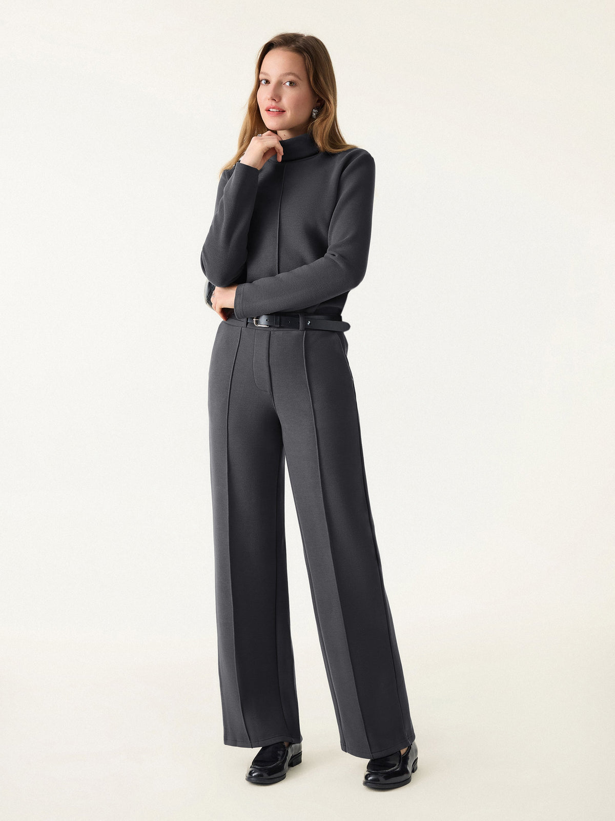 Turtleneck Trouser Set